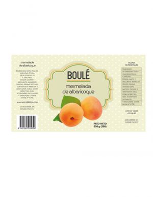 Etiqueta mermelada Boulé